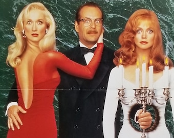 Death Becomes Her-AnOriginal Vintage Movie Poster for the Robert Zemeckis Satire on Beauty and Aging with Meryl Streep, and Goldie Hawn