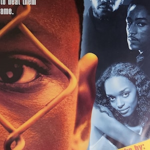 Nuevo póster original de película vintage de la historia de Brooklyn de Boaz Yakin con N'Bushe Wright, Giancarlo Esposito y Samuel L. Jackson