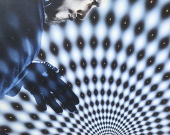 The Prestige-Original Vintage Movie Poster of Christopher Nolans Tale of Illusion with Hugh Jackman, Christian Bale, and Scarlett Johansson