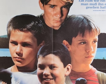 Stand By Me-Original Vintage Movie Poster for an Epic Tale of Friendship with Wil Wheaton, River Phoenix, Corey Feldman, and Jerry OConnell.