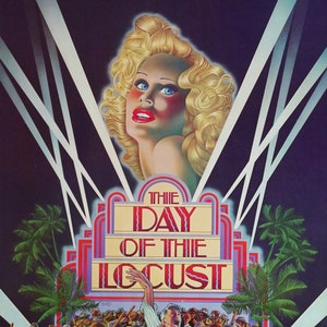 Día de la langosta: póster de película vintage original de la sátira épica del viejo Hollywood de John Schlesinger con Donald Sutherland y Karen Black