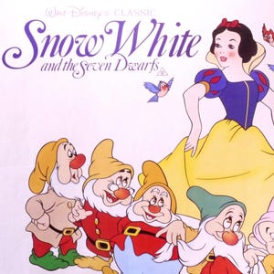 Snow White and the Seven Dwarfs-Original Vintage British Movie Poster for the 50th Anniversary release of Walt Disney's 1st Feature Film