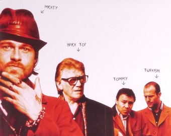 Snatch-Original Vintage Home Video Movie Poster for Guy Ritchies British Diamond Caper with Jason Statham, Brad Pitt and Benicio Del Toro