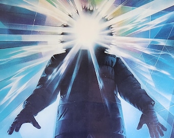 The Thing-Rare Rolled Original Vintage Movie Poster of John Carpenters 1982 Artic Sci-Fi Horror film with Kurt Russell and Keith David