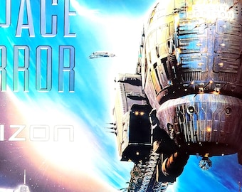 Event Horizon-An Original Vintage Movie Poster of Paul WS Andersons Terrifying Deep Space Thriller with Laurence Fishburne, and Sam Neill