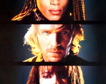 Strange Days-An Original Vintage Movie Poster of Kathryn Bigelow&#39;s Sci-Fi Thriller with Ralph Fiennes, Angela Bassett and Juliette Lewis