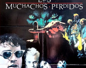 Lost Boys-Original Vintage Movie Poster of Joel Schumachers Vampire Epic with Jason Patric, Corey Haim, Kiefer Sutherland and Dianne Wiest