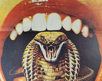 Sssssss-A Rare Original Vintage Movie Poster of the Snake Changling Thriller with Strother Martin, Heather Menzies and Dirk Benedict