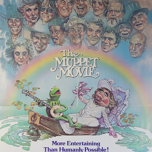 The Muppet Movie-An Original Vintage Movie Poster of Jim Hensons First Muppet Adventure with Frank Oz and the Muppets Creative Team