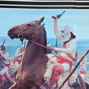 Zardoz-A Rare Original Vintage Italian Movie Poster of John Boormans Psychedelic Sci-Fi Fantasy with Sean Connery, and Charlotte Rampling