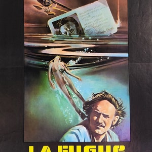 Night Moves-Original Vintage Movie Poster para Arthur Penn's 1970s Noir con Gene Hackman, Melanie Griffith, James Woods y Jennifer Warren
