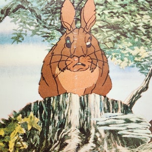 Watership Down-Rare Original Vintage Movie Poster de la aventura mística animada de Martin Rosen con John Hurt, Roy Kinnear y Zero Mostel.