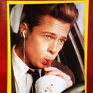 Burn After Reading-Ein Original Vintage Poster für die Coen Bros Spionage Komödie mit Frances McDormand, George Clooney, und Brad Pitt.