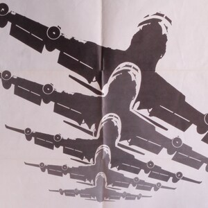 Skyjacked-Original Vintage Movie Poster de John Guillermin's Flight Disaster Thriller con Charlton Heston, Yvette Mimieux y James Brolin