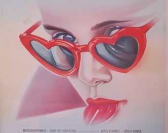Lolita-Rare Original Vintage French Movie Poster by Roger Soubie of Stanley Kubricks Masterpiece with James Mason Peter Sellers and Sue Lyon