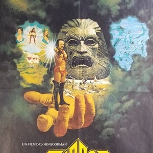 Zardoz-an Original Vintage Belgian Movie Poster for John