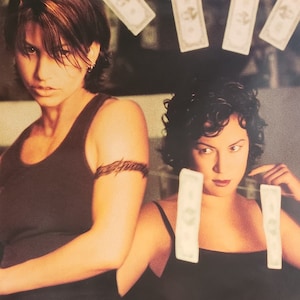Bound-An Original Vintage Movie Poster of the Wachowski's Romantic Mob Thriller with Jennifer Tilly, Gina Gershon, and Joe Pantoliano.