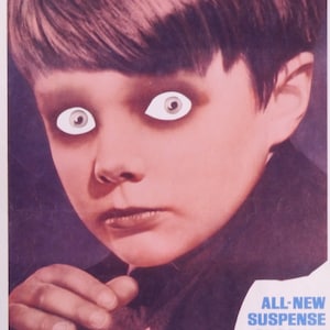 Children of the Damned-Rare Original Vintage Movie Poster del thriller extraterrestre de la Guerra Fría sobre niños con ojos que paralizan