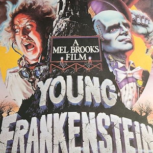 Young Frankenstein-An Original Vintage Movie Poster for the Mel Brooks Comic Masterpiece with Gene Wilder, Marty Feldman and Madeline Kahn