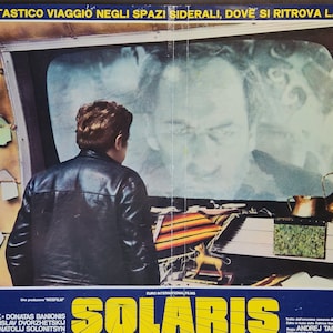 Póster de película vintage original de Solaris de la surrealista odisea espacial de Andrei Tarkovsky con Natalya Bondarchuk, Donatas Banionis y Jüri Järvet