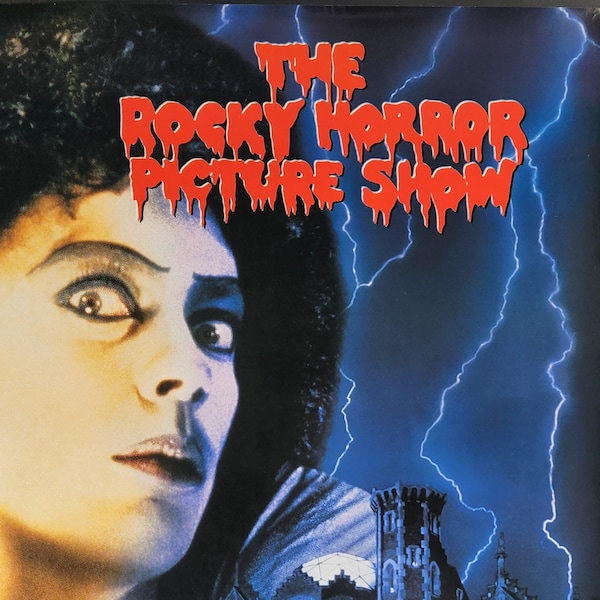 The Rocky Horror Picture Show-Original Vintage Movie Poster of Jim Sharman's Pop Musical with Tim Curry, Susan Sarandon and  Richard O'Brien