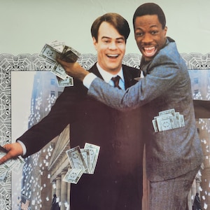 Trading Places-An Original Vintage Movie Poster for the John Landis Comic Masterpiece with Dan Aykroyd, Eddie Murphy and Jamie Lee Curtis