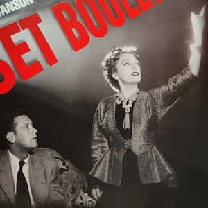 Sunset Boulevard-Original Vintage Movie Poster of Billy Wilder&#39;s Epic Film Noir with William Holden, Gloria Swanson and Erich von Stroheim