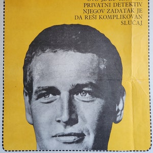 Harper: un póster original de película antigua para el cine negro con Paul Newman, Lauren Bacall, Janet Leigh, Robert Wagner y Shelley Winters.