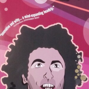 Waking Life-Original Vintage Movie Poster of Richard Linklater's Animated Trippy Life Poem with Wiley Wiggins, Ethan Hawke, and Julie Delpy image 4