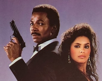 Action Jackson-An Original Vintage Movie Poster for the Action-Packed Crime Saga with Carl Weathers, Sharon Stone, Vanity and Bill Duke