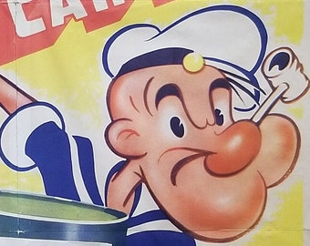 VINTAGE FUMETTI COVER-POPEYE il marinaio e Oliva POSTER A4//A3