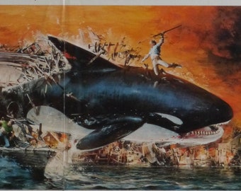 Orca The Killer Whale Vhs Tape Rare Vhs Starring Bo Derek Etsy