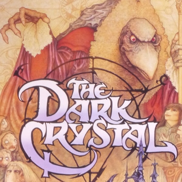 The Dark Crystal-An Original Vintage Movie Poster of Jim Henson's Magical Fantasy Adventure with Frank Oz and the Muppets creative team