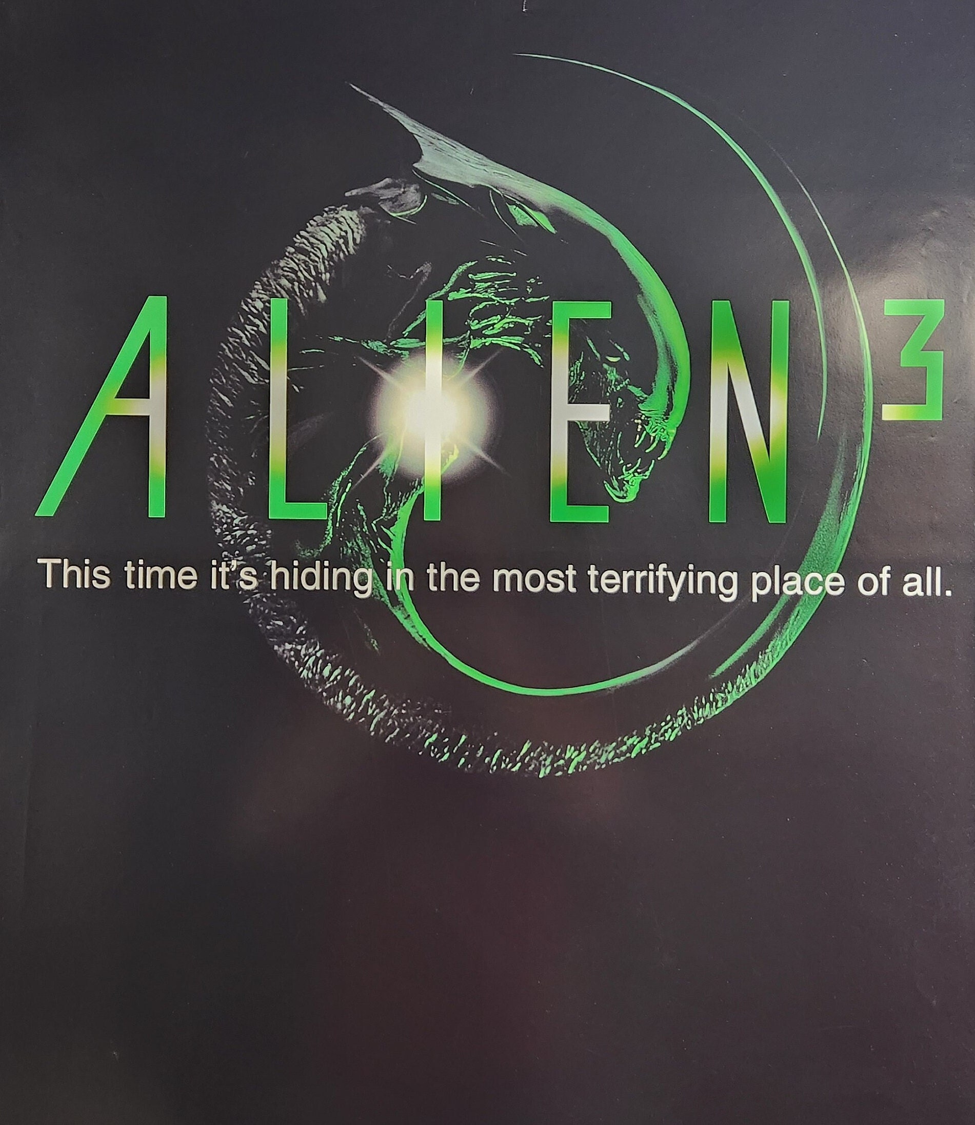 ALIEN 3-original Vintage Movie Poster of David Fincher's Sci-fi Horror ...