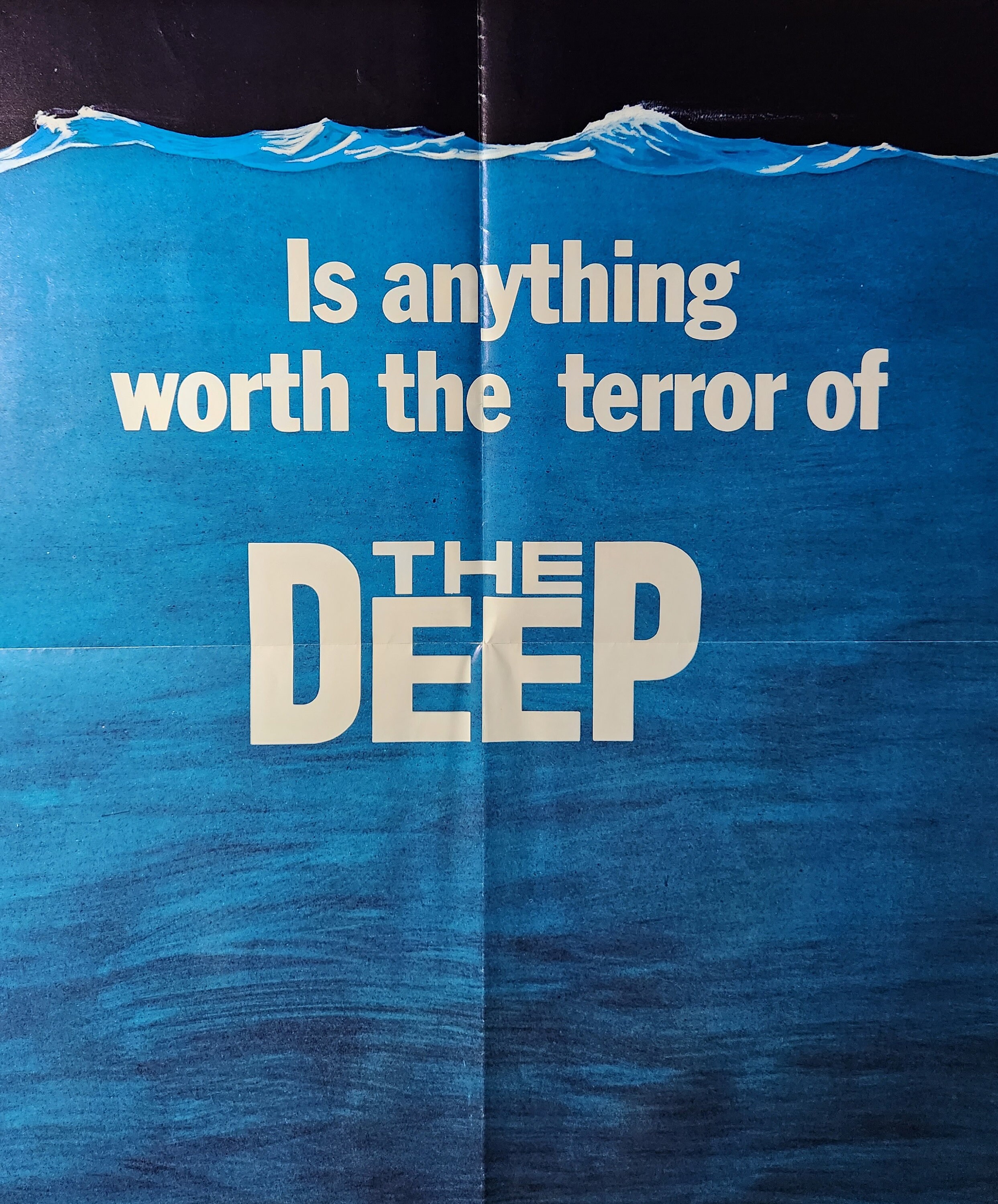 The Deep-an Original Vintage Movie Poster for Peter Benchley's