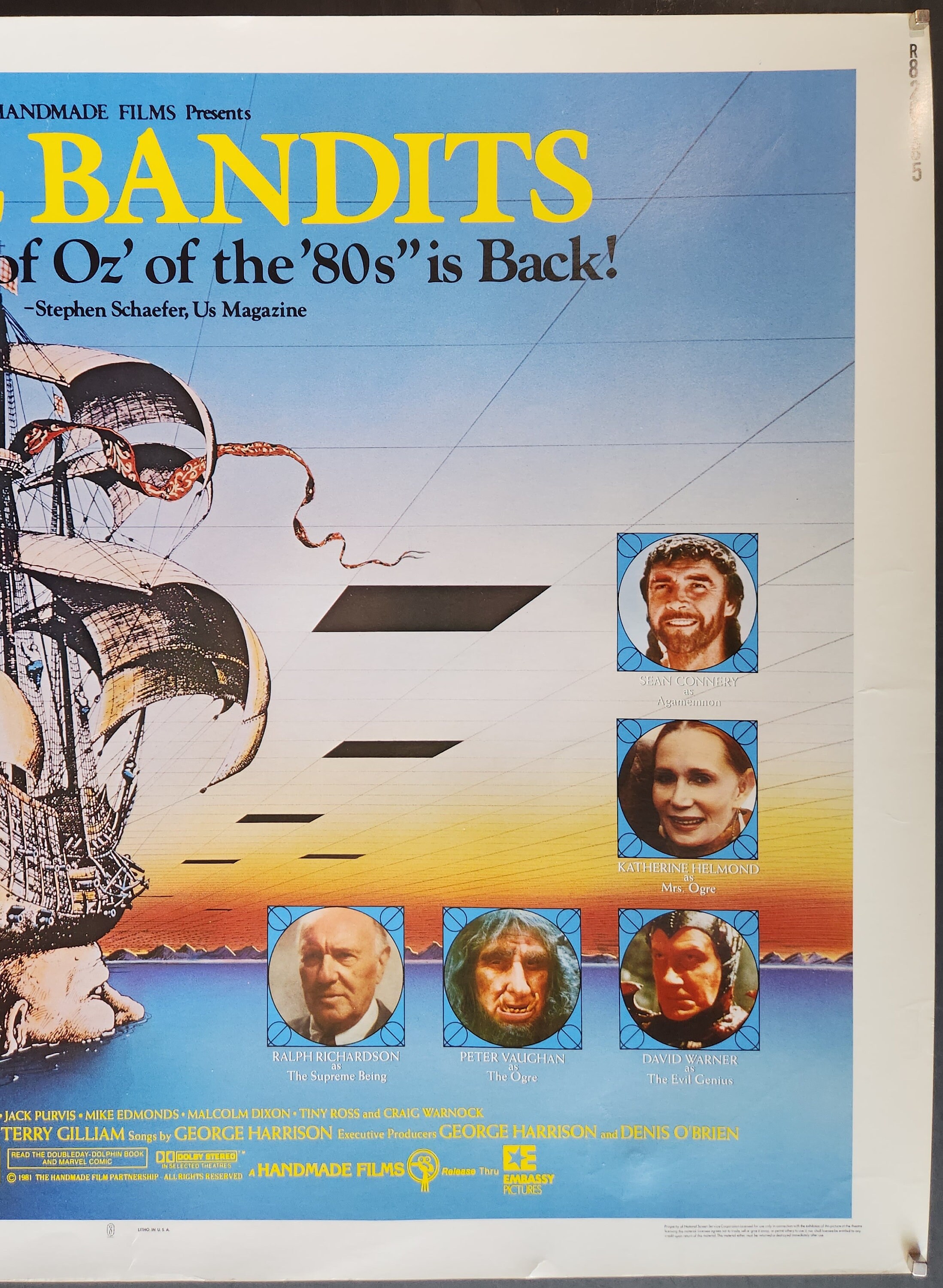 Time Bandits-original Vintage Movie Poster for Terry