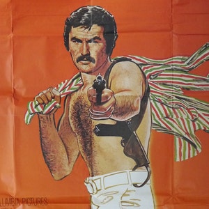 Shamus-A Rare Original Vintage Movie Poster of Buzz Kulik&#39;s Brooklyn Noir with Burt Reynolds, Jerry Goldsmith and Dyan Cannon