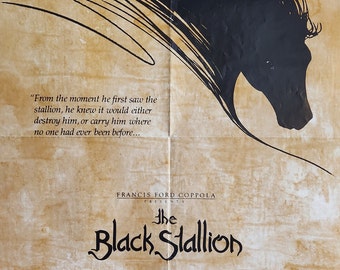 The Black Stallion-original Vintage Movie Poster for Carroll