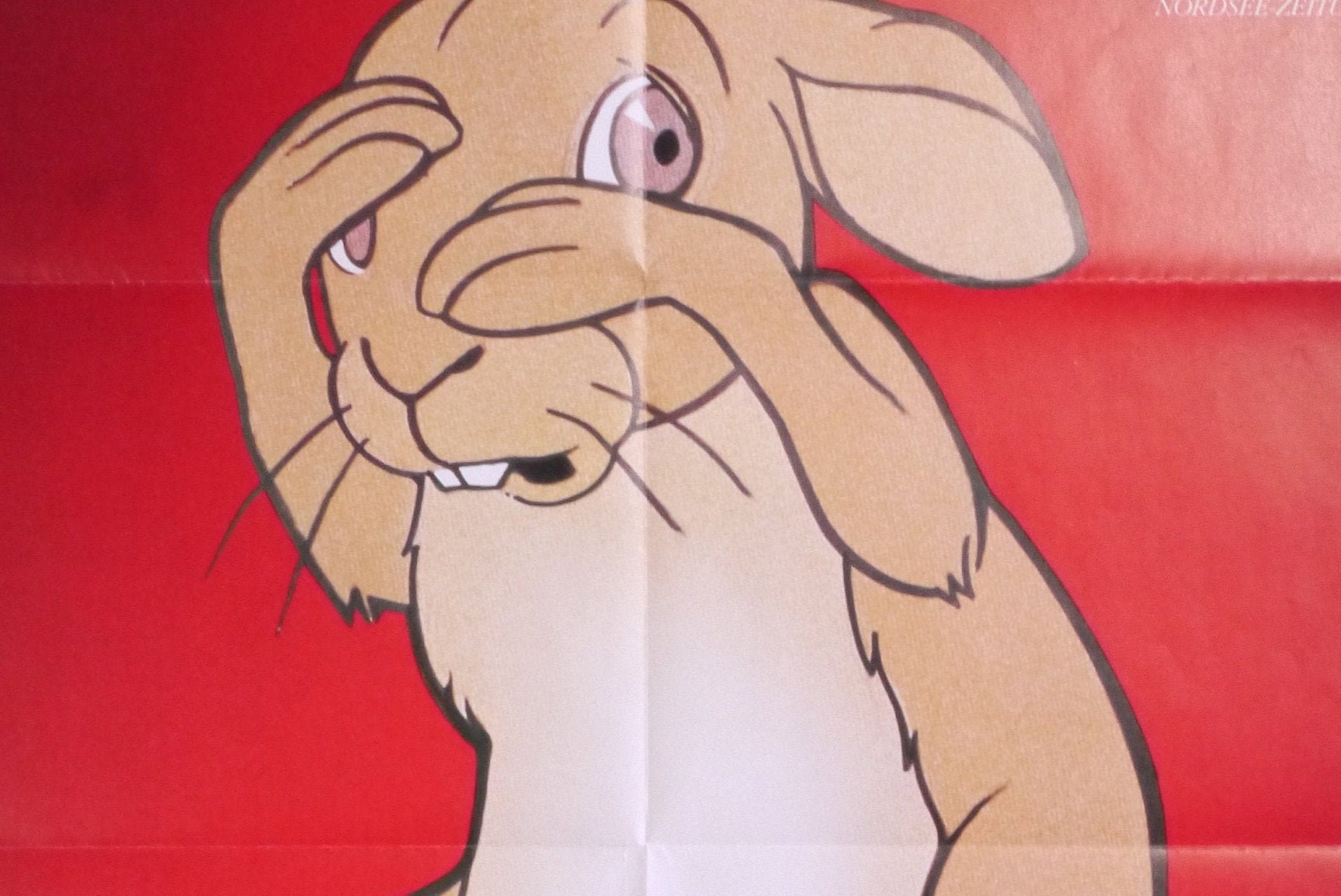 Watership Down-an Original Vintage Movie Poster of Martin - Etsy Israel Watership Down-an Original Vintage Movie Poster of Martin - Etsy Israel