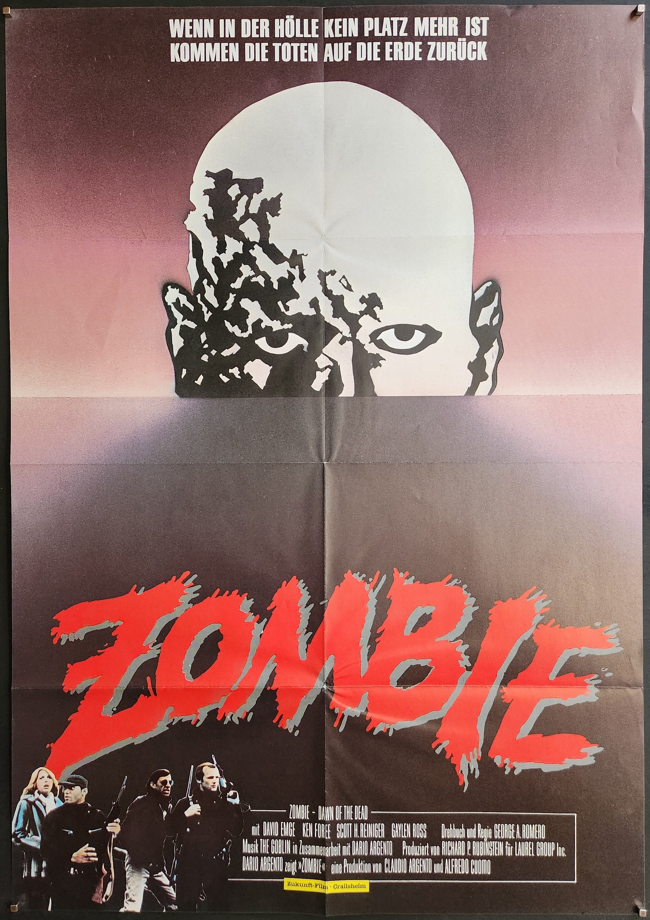 Dawn of the Dead-rare Original Vintage Movie Poster of George A