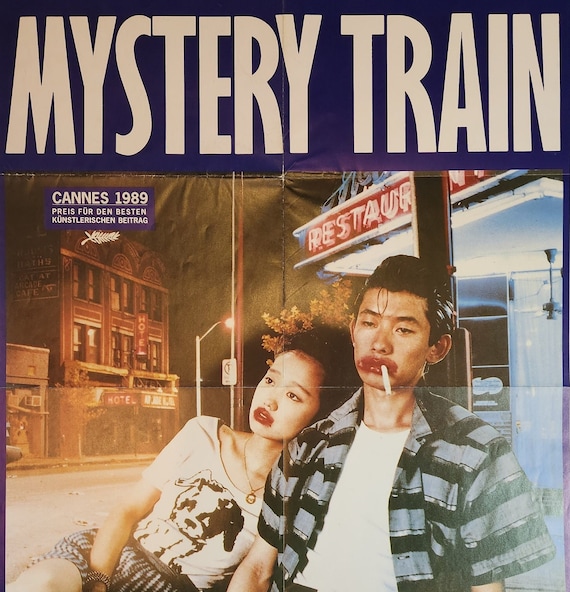 希少‼️MYSTERY TRAIN 映画ポスターポストカード Mystery Train-original Vintage Movie Poster for Jim Jarmusch's