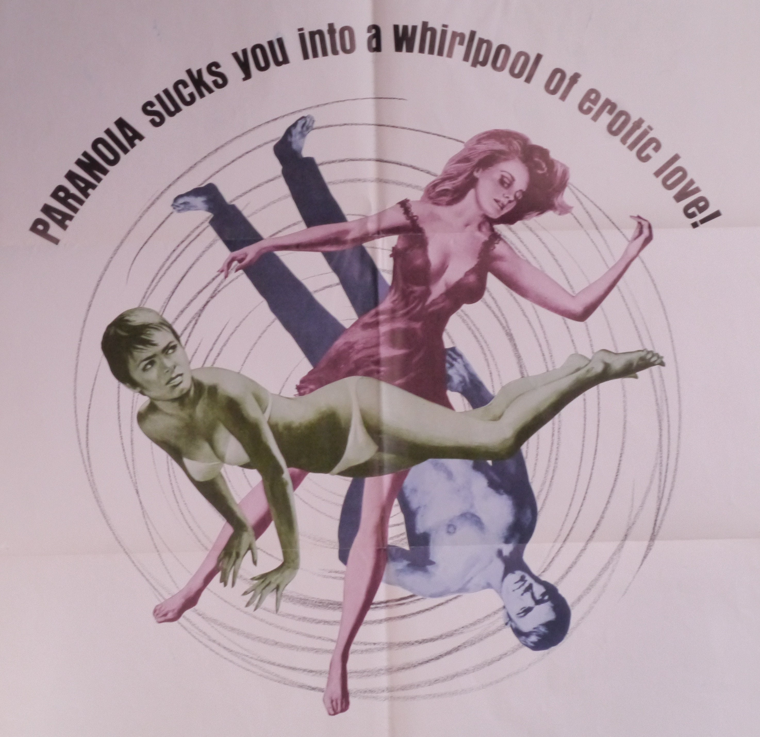 Paranoia-a Rare Original Vintage Movie Poster for Umberto Lenzi's ...