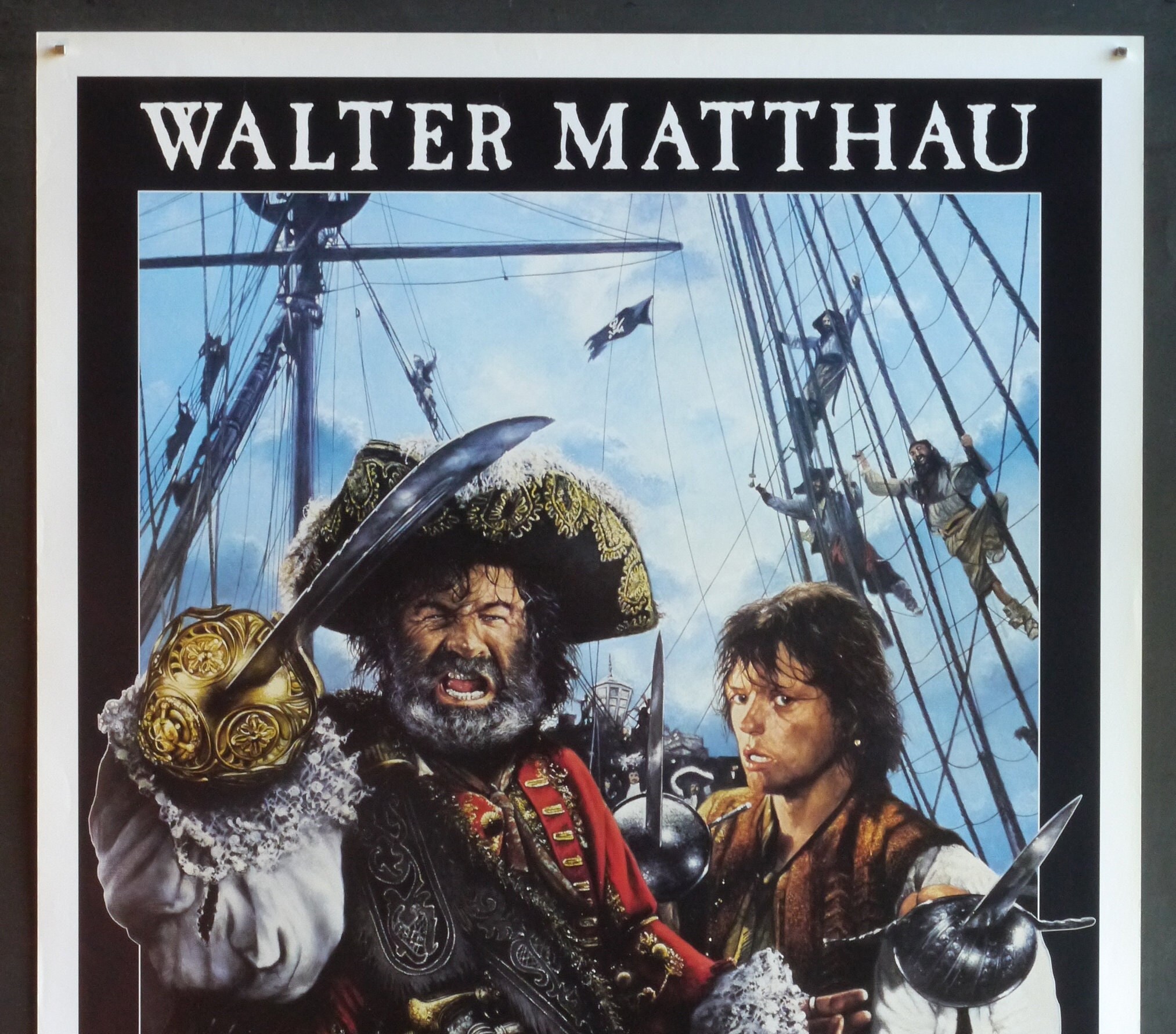 Pirates-originele vintage filmposter voor Roman Polanski's swashbuckling  high seas episch met Walter Matthau, Cris Campion en Damien Thomas - Etsy  België, image size:2026x1782