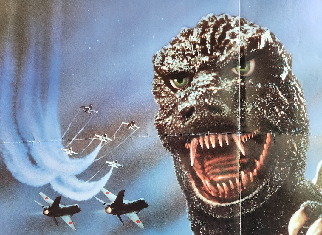 Godzilla 1985-rare Original Vintage Movie Poster of Koji