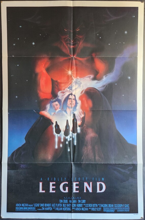 Legend-an Original Vintage Movie Poster of Ridley Scotts Lavish