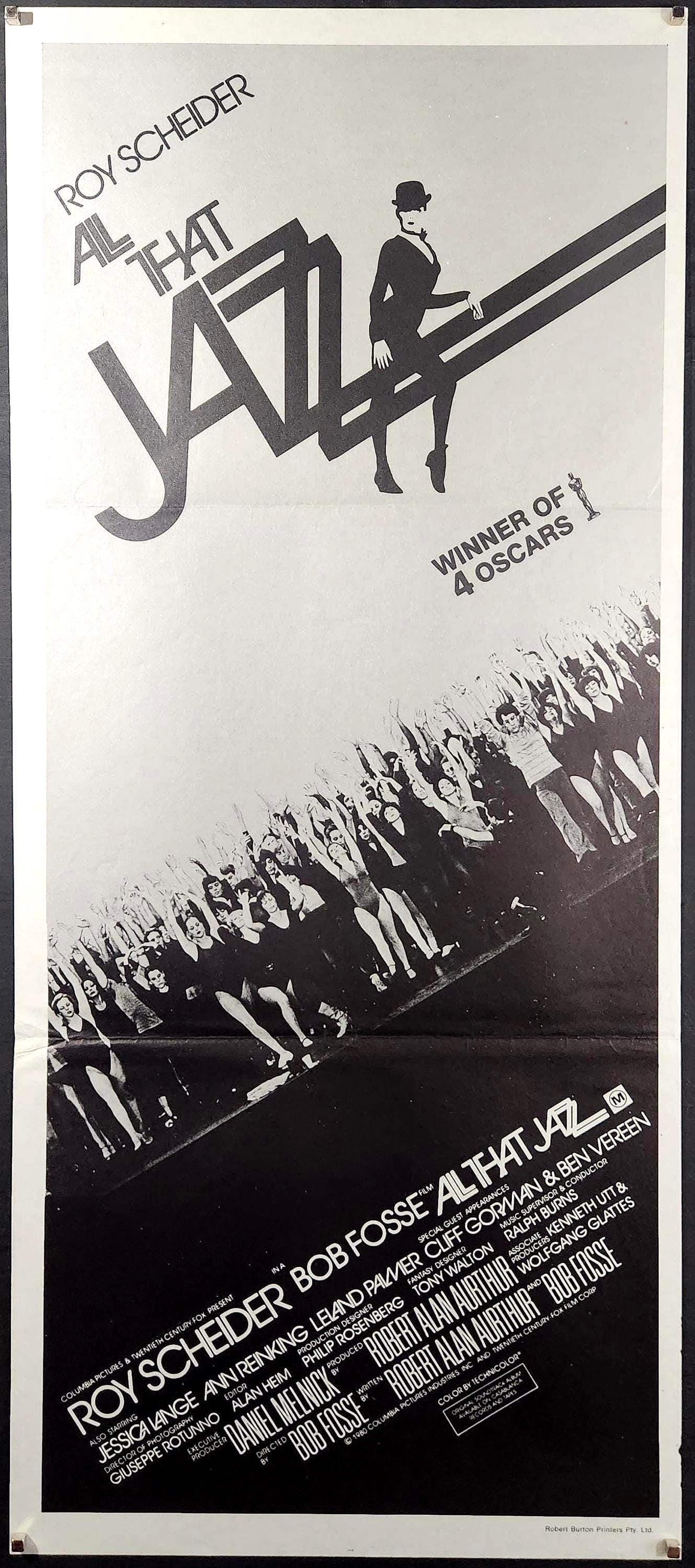 All That Jazz-an Original Vintage Movie Poster of Bob Fosses