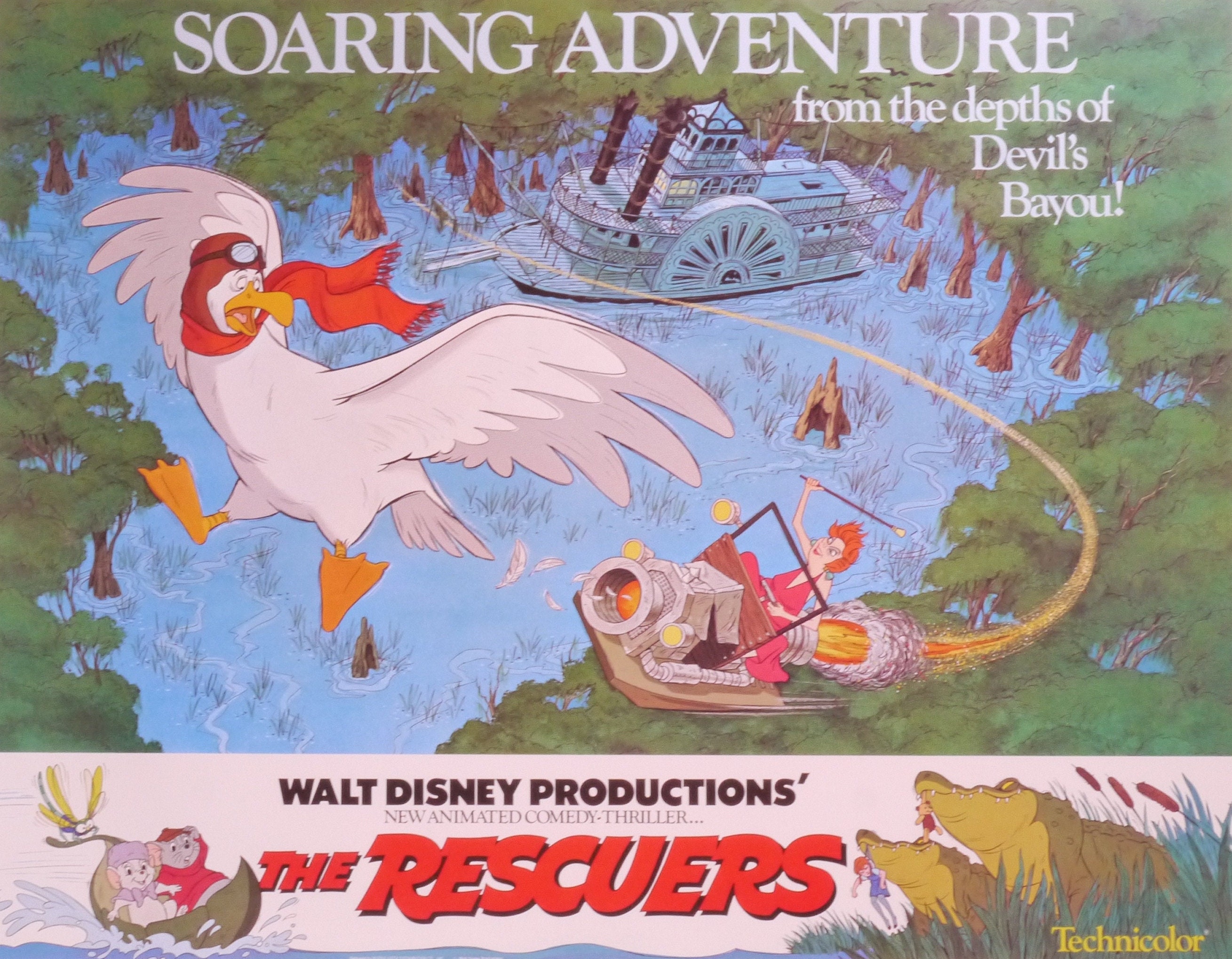 The Rescuers-an Original Vintage Movie Poster for Disney's - Etsy The Rescuers-an Original Vintage Movie Poster for Disney's - Etsy