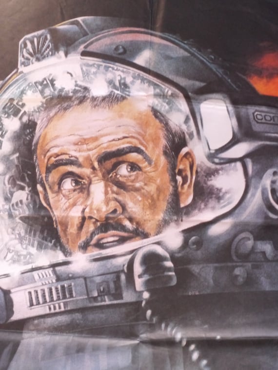 Outland-a Rare Original Vintage British Movie Poster of Peter