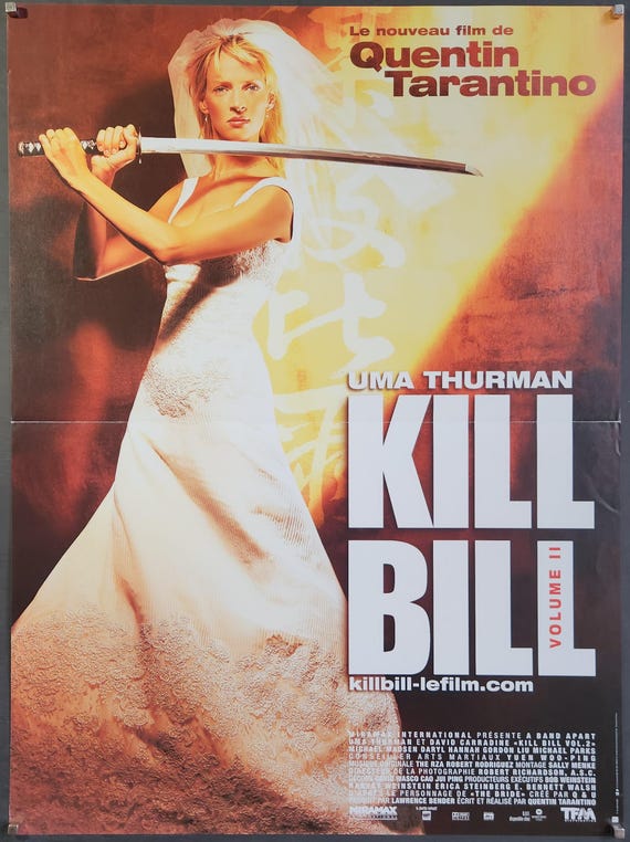 Kill Bill: Vol. 2-an Original Vintage Movie Poster of Quentin