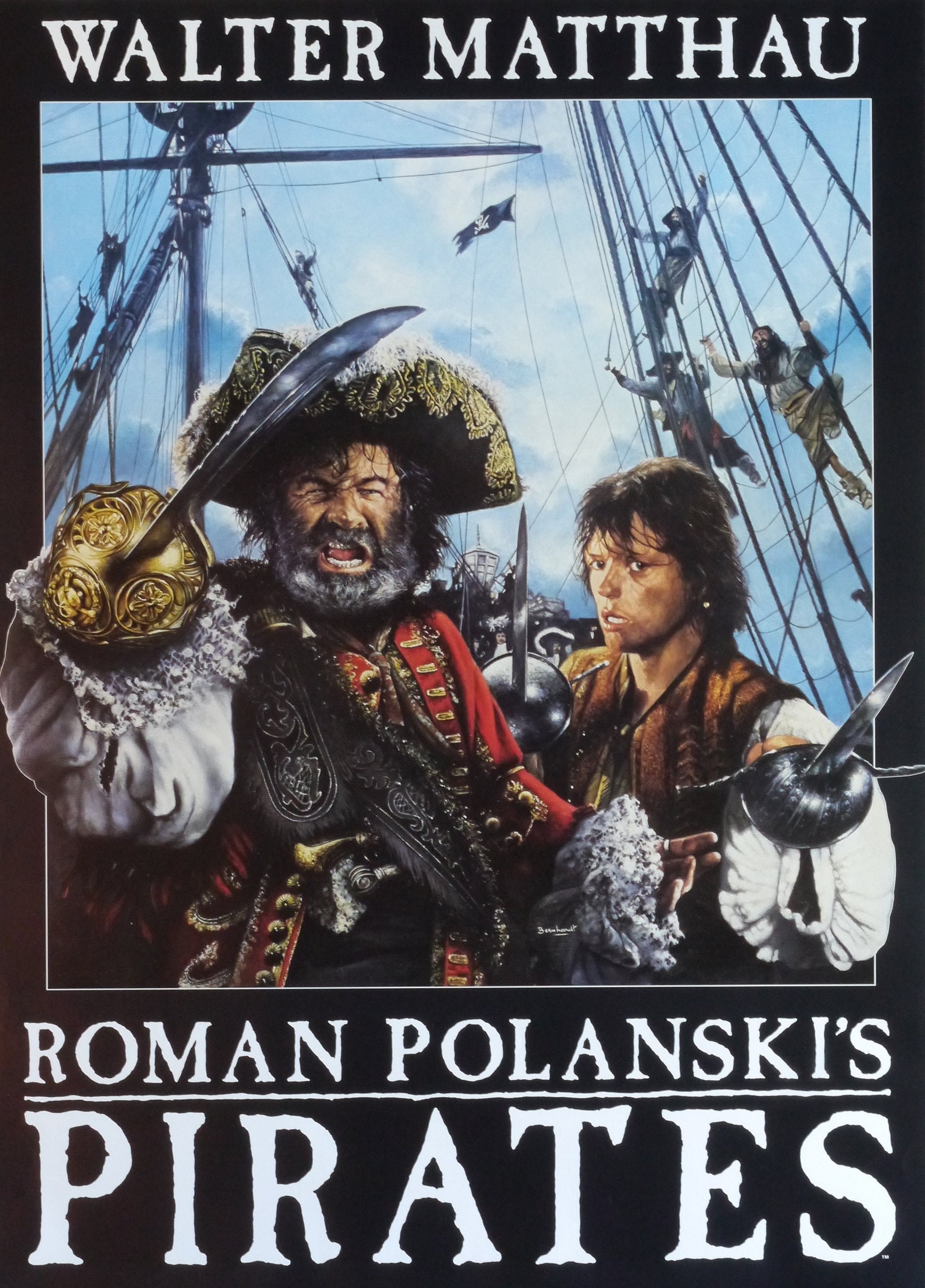 Pirates-originele vintage filmposter voor Roman Polanski's swashbuckling  high seas episch met Walter Matthau, Cris Campion en Damien Thomas - Etsy  België, image size:1736x2416